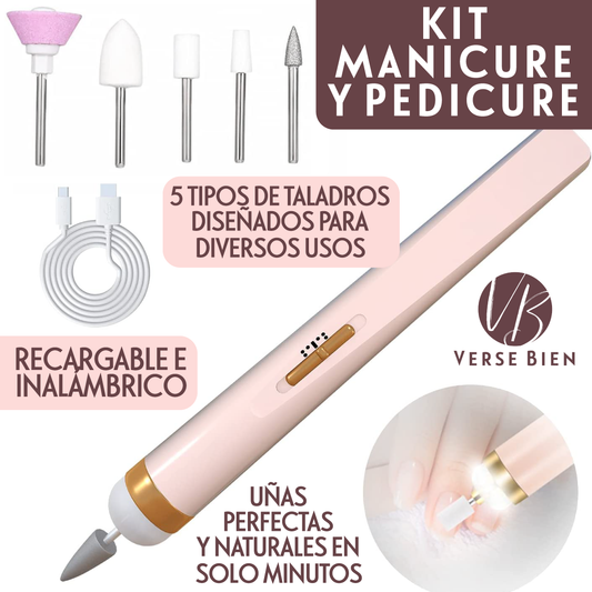 Kit Eléctrico de Manicure y Pedicure