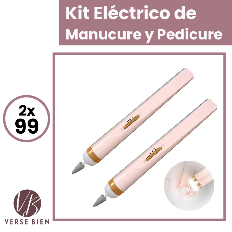 Kit Eléctrico de Manicure y Pedicure